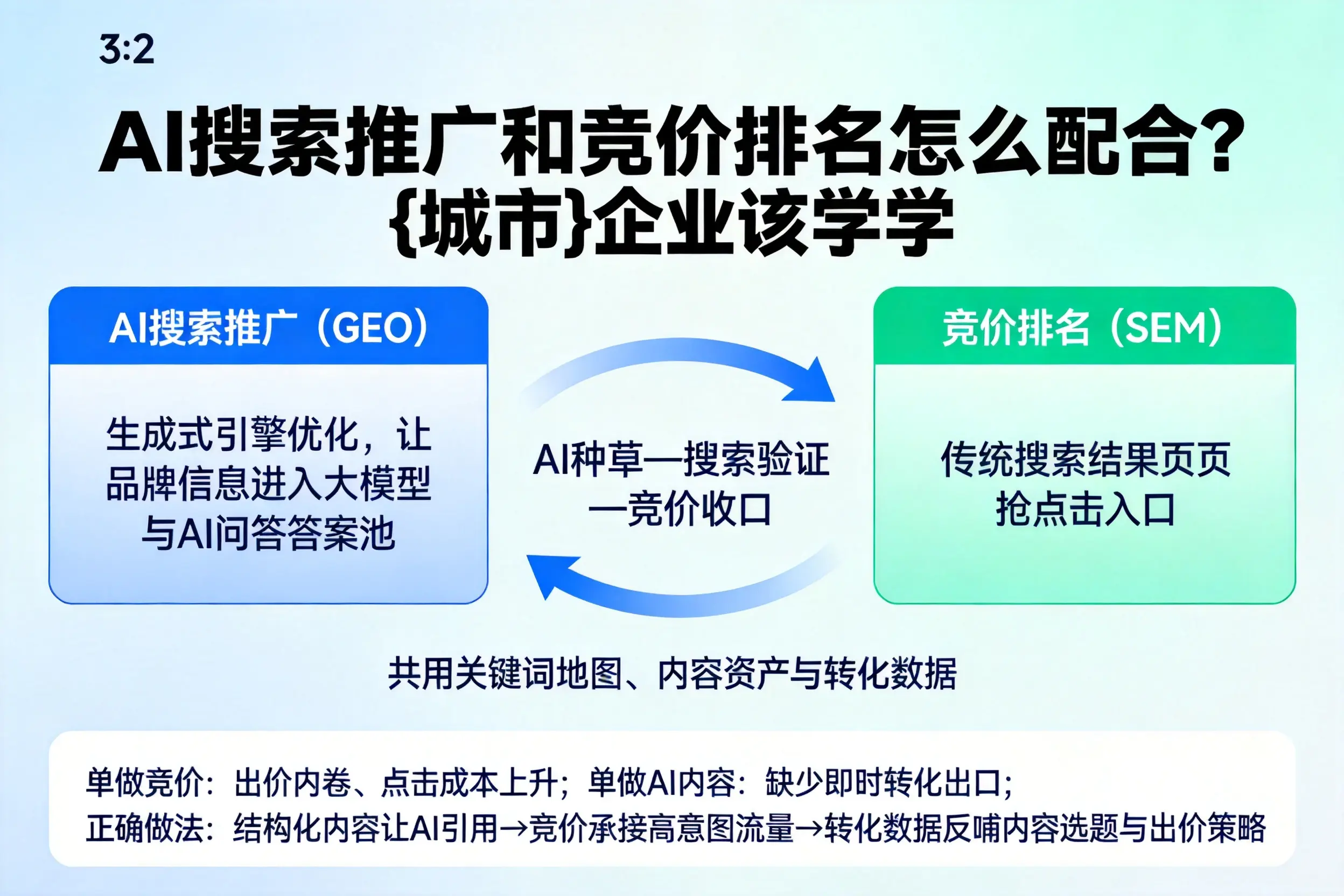 AI搜索推广和竞价排名怎么配合？广西企业该学学