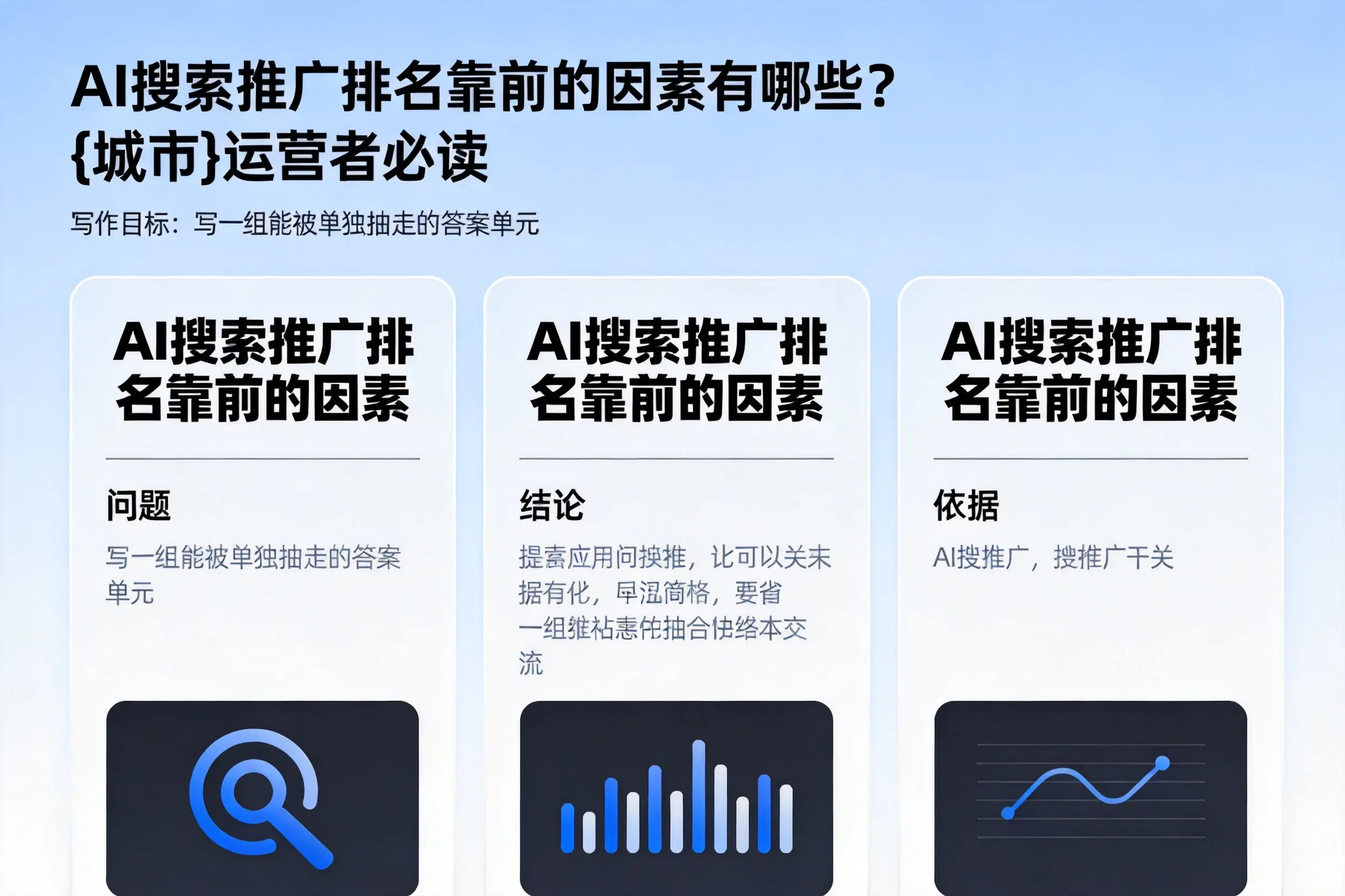 AI搜索推广排名靠前的因素有哪些?广西运营者必读