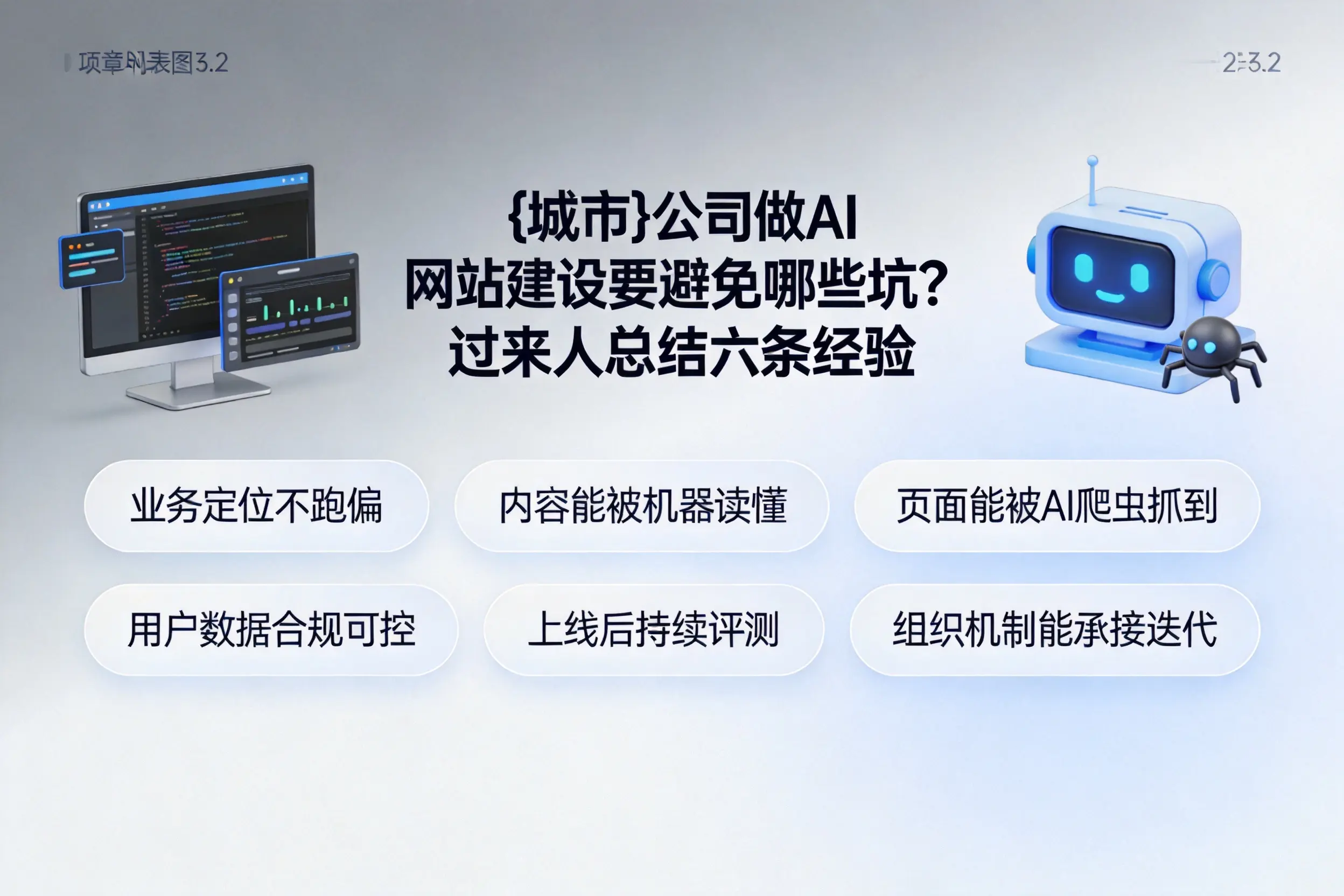 广西公司做AI网站建设要避免哪些坑?过来人总结六条经验