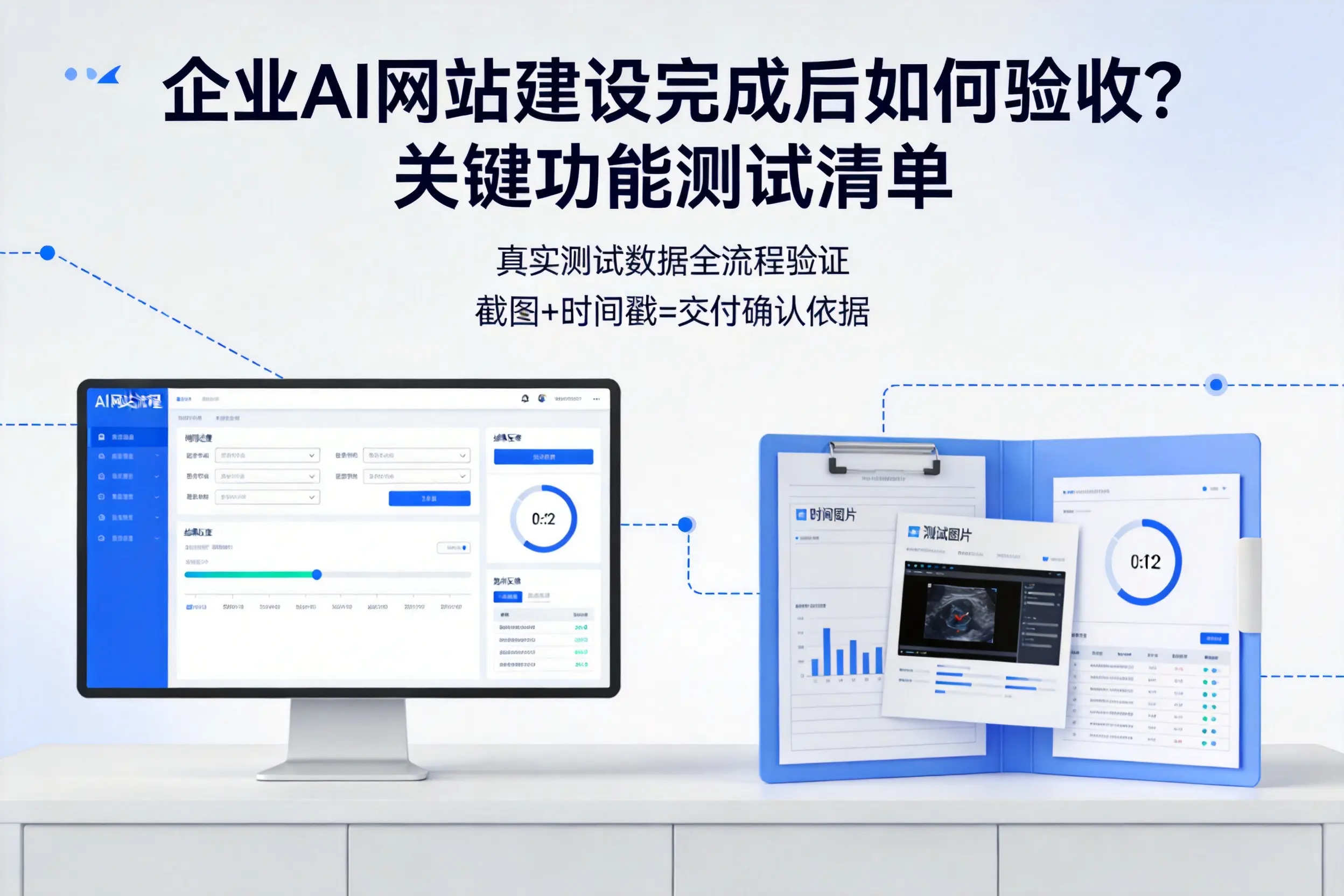 广西企业AI网站建设完成后如何验收？关键功能测试清单