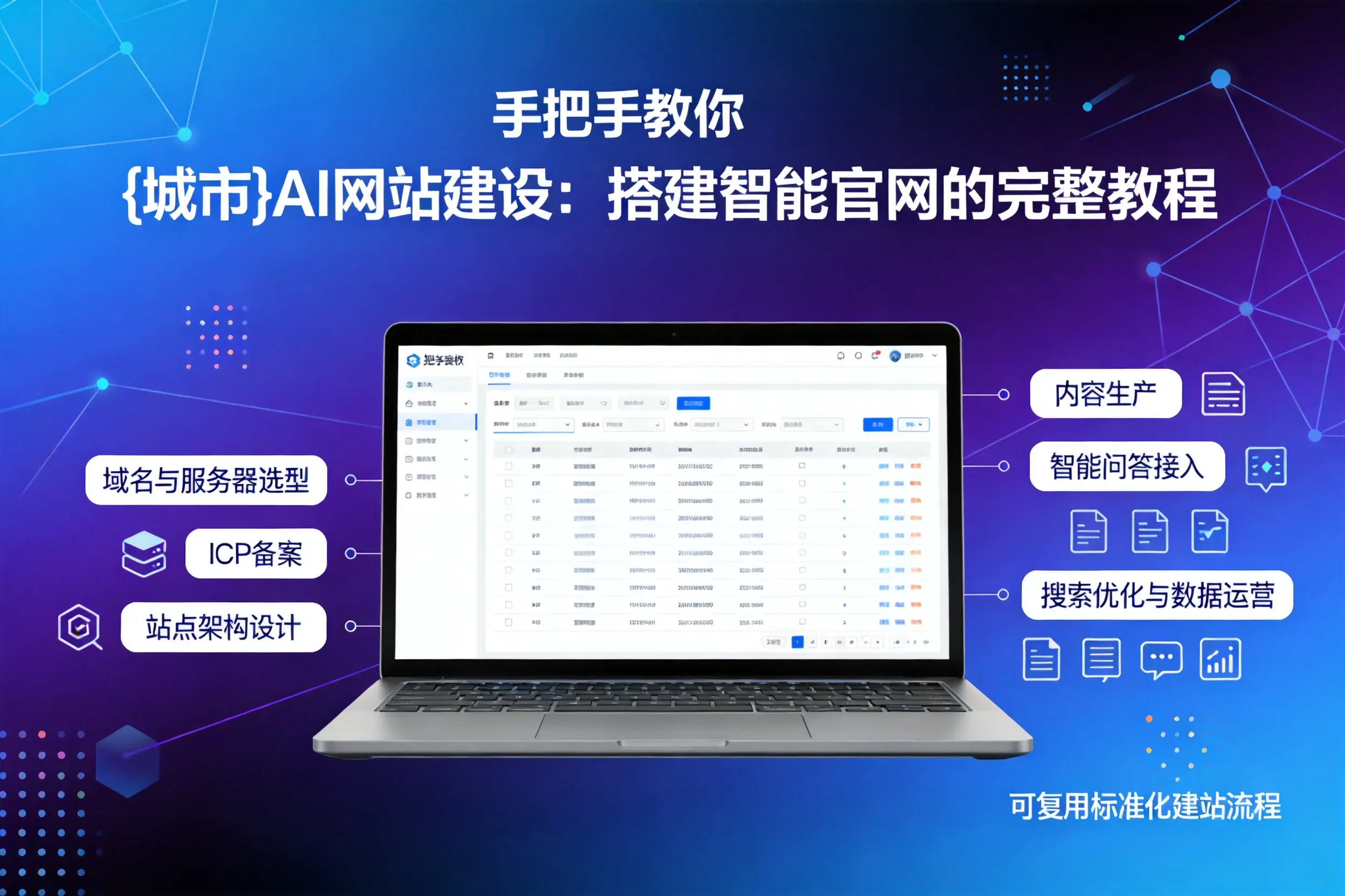 手把手教你广西AI网站建设:搭建智能官网的完整教程