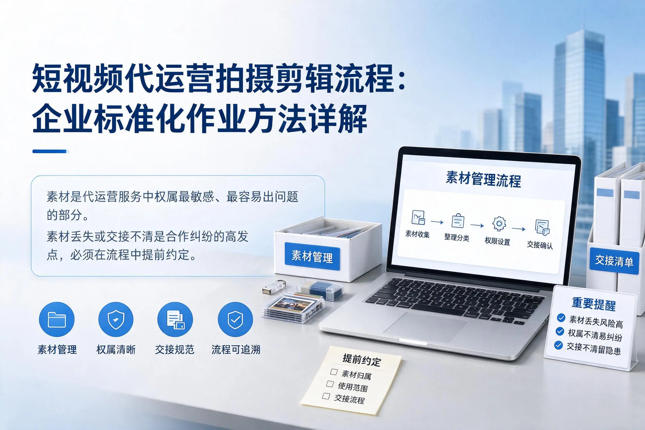 短视频代运营拍摄剪辑流程：广西企业标准化作业方法详解