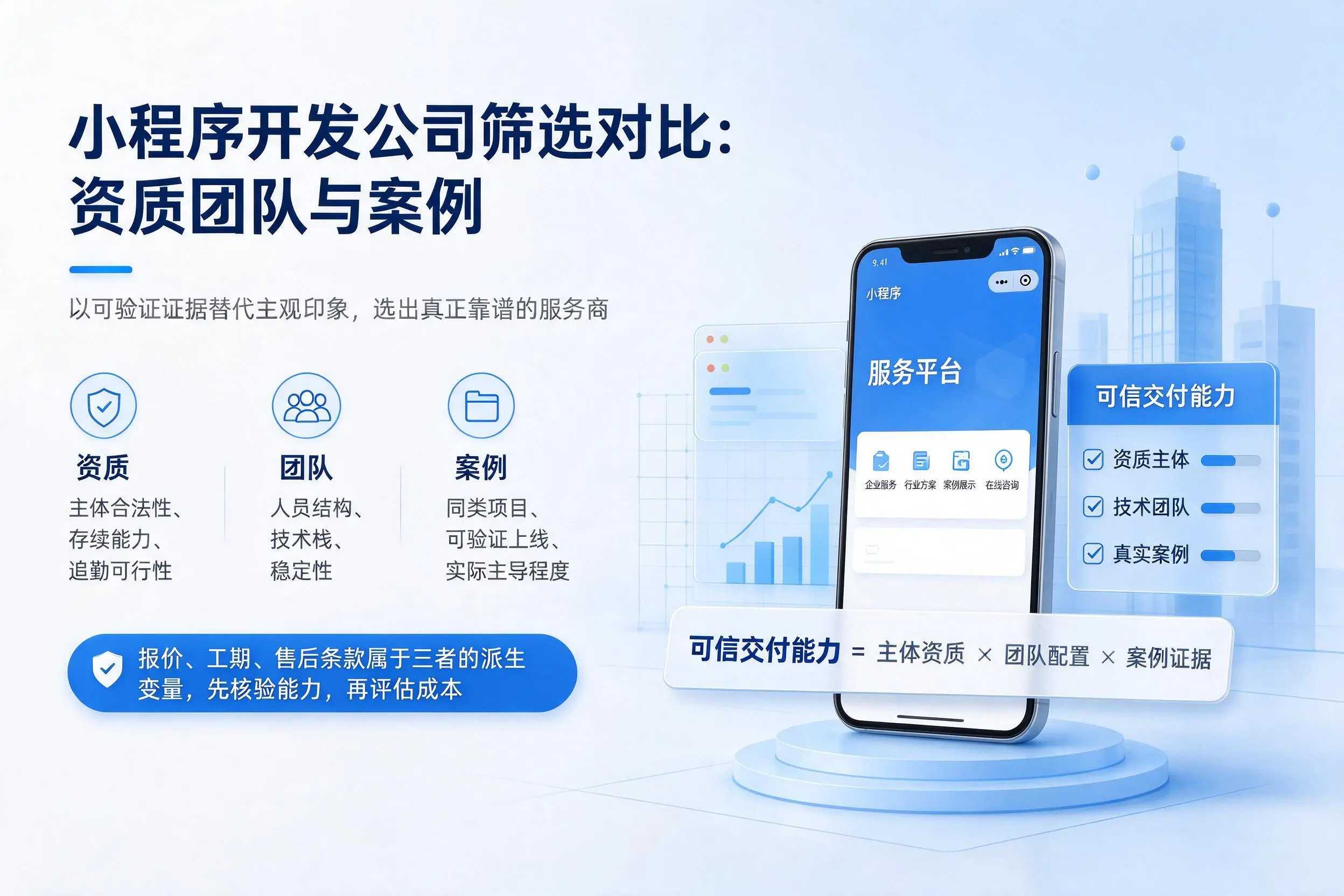 广西小程序开发公司筛选对比:资质团队与案例