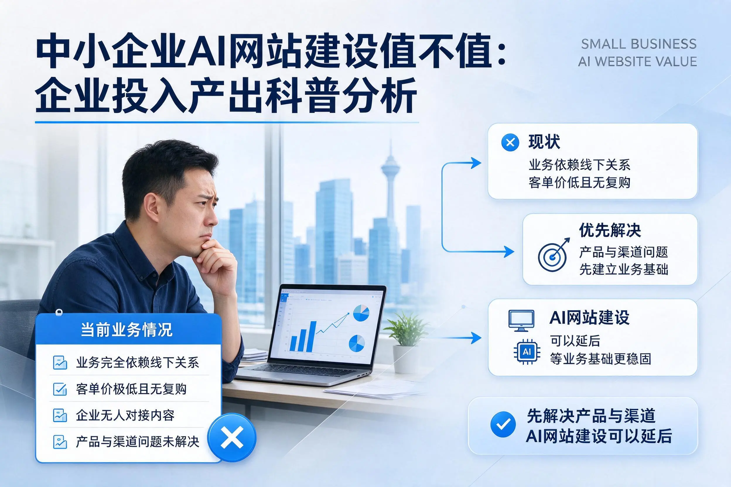 中小企业AI网站建设值不值:广西企业投入产出科普分析