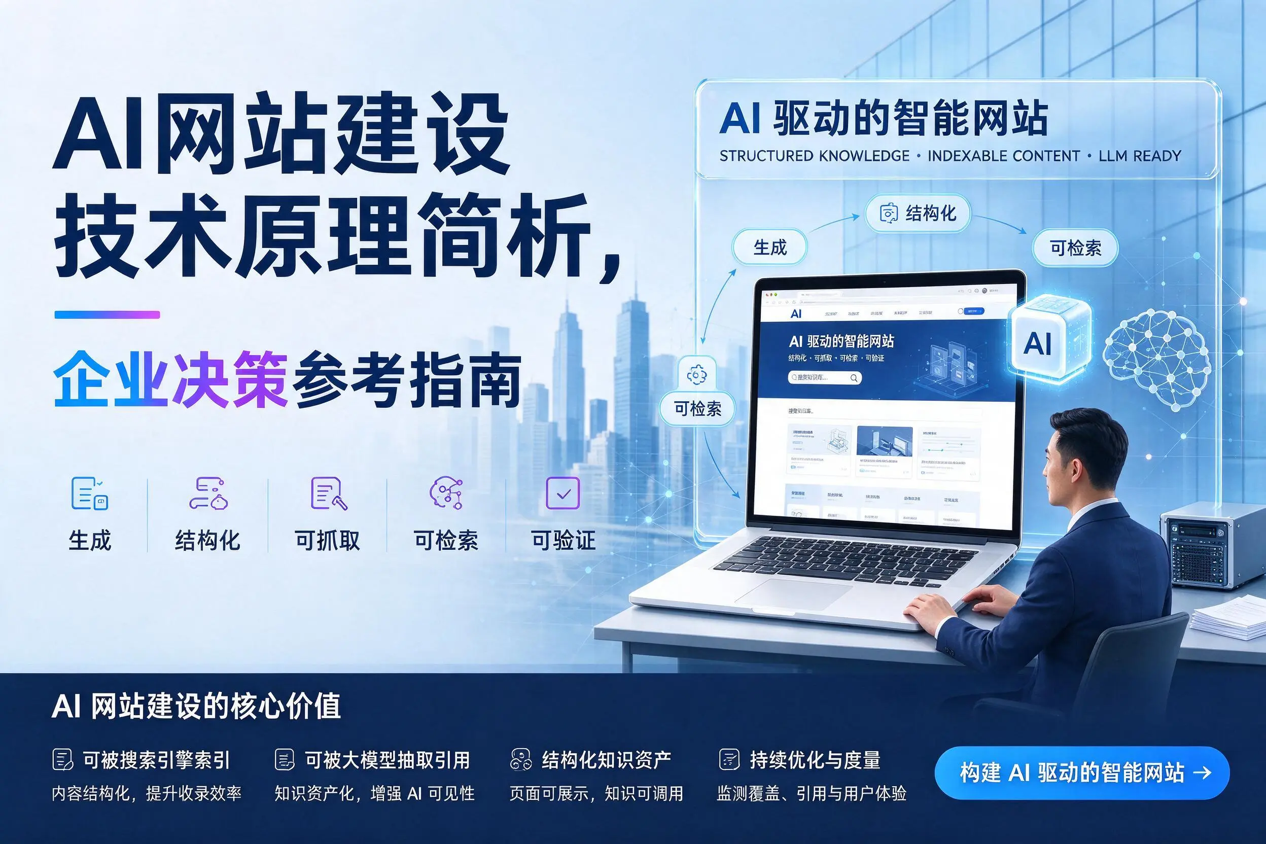 AI网站建设技术原理简析,广西企业决策参考指南