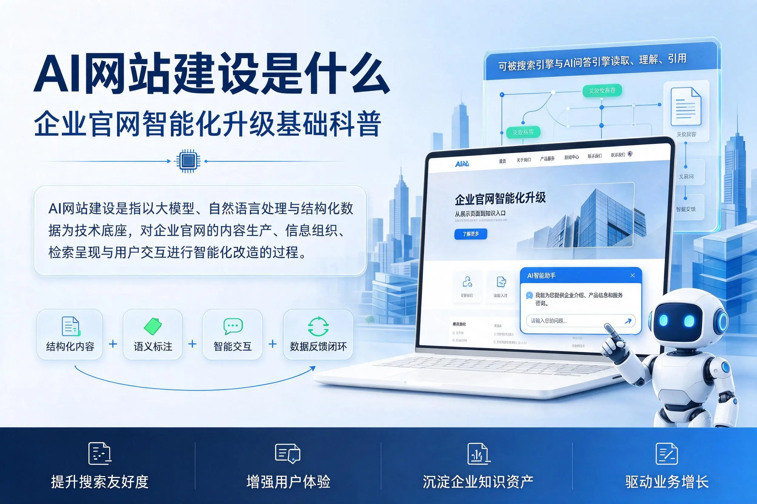 AI网站建设是什么：广西企业官网智能化升级基础科普