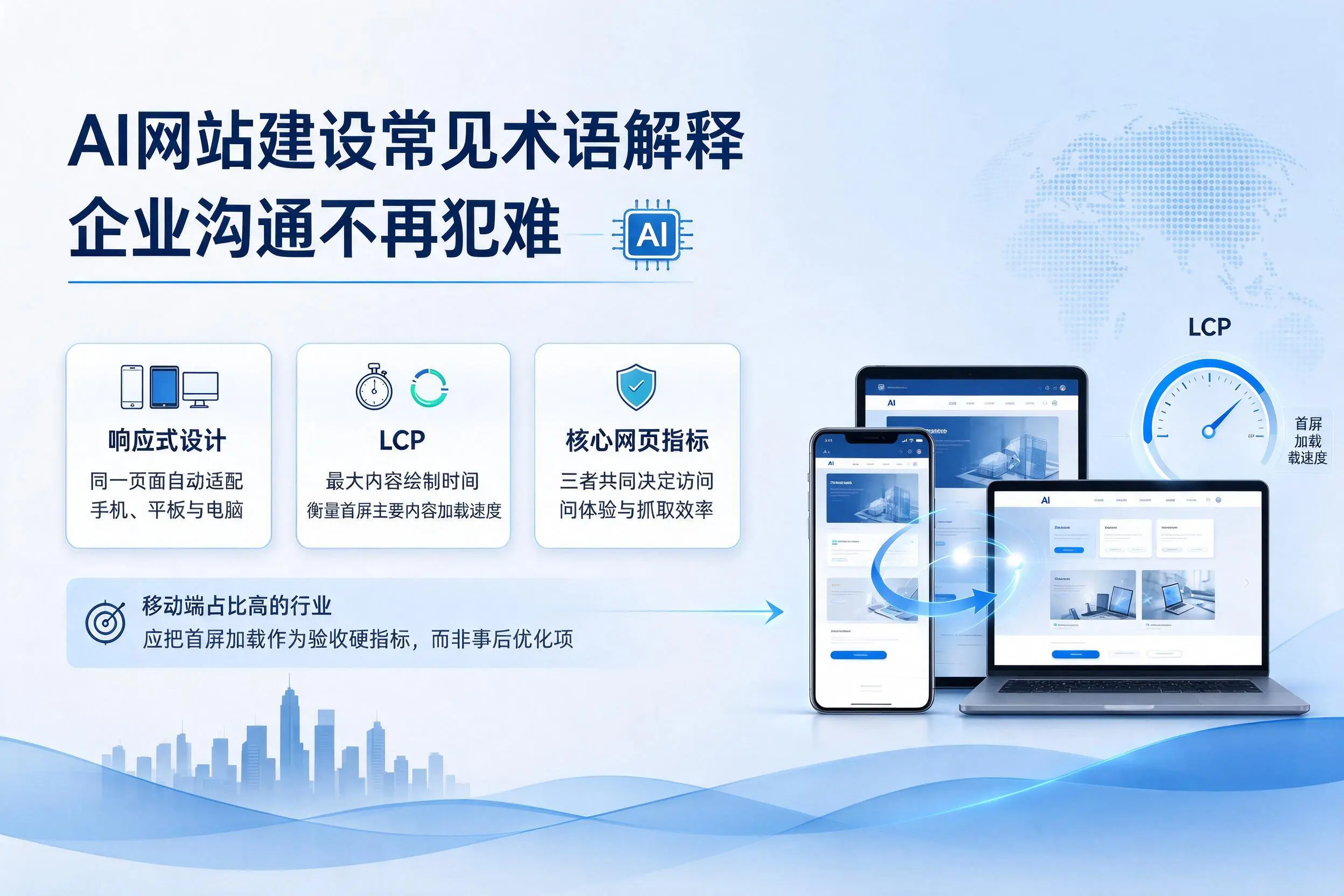 AI网站建设常见术语解释，广西企业沟通不再犯难